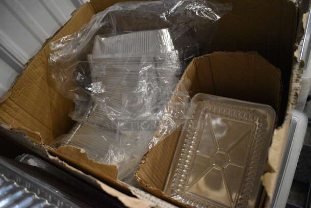 ALL ONE MONEY! Lot of Paper Products Including Foil Containers and Clear Lids! - Image 2 of 3