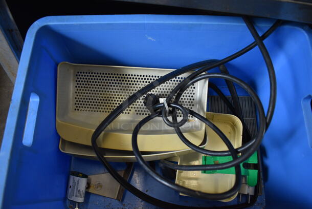 SWEET! Zumex Stainless Steel Commercial Floor Style Citrus Juicer on Commercial Casters. 115 Volts, 1 Phase. 26.5x24x72. Tested and Refrigeration Works But Parts Do Not Move - Image 8 of 10