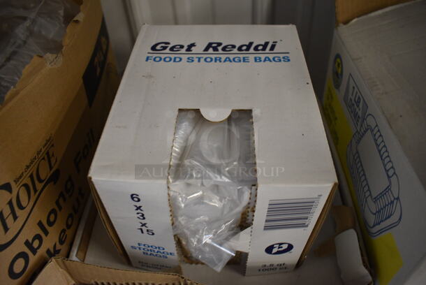 ALL ONE MONEY! Lot of 2 Boxes of Paper Products Including Clear Food Storage Bags and Portion Bags! - Image 2 of 3