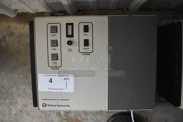 Kelmar Systems Model 2.4 kw LCS Encore Lighting Control System. 14x5.5x10.5