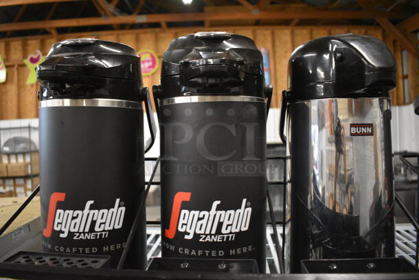 ALL ONE MONEY! Lot of 3 Air Pots on Black Metal Stand. 20x12x9, 6x7x16 - Image 3 of 7