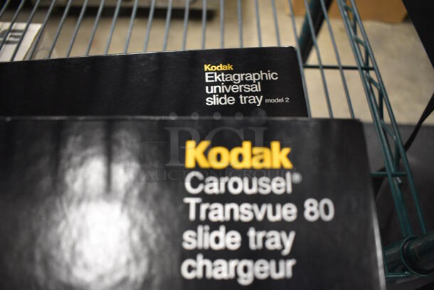 2 Kodak Caousel Transvue 80 Slide Trays. 9.5x9.5x4. 2 Times Your Bid! - Image 3 of 3