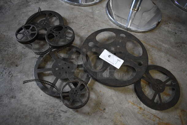 Metal Wall Mount Film Decoration. 33x2x19 - Image 4 of 4