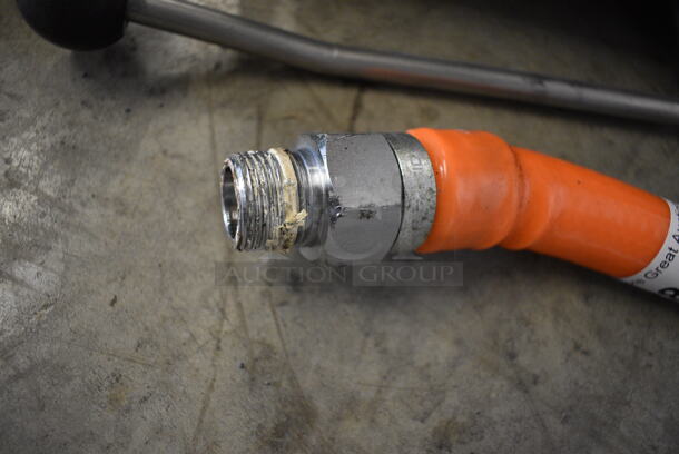 Orange Gas Hose. 60" - Image 2 of 3
