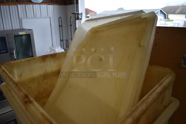 ALL ONE MONEY! Lot of Various Items Including Poly Bins and Wooden Plank! - Image 2 of 4