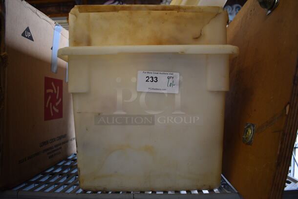 ALL ONE MONEY! Lot of Various Items Including Poly Bins and Wooden Plank! - Image 4 of 4