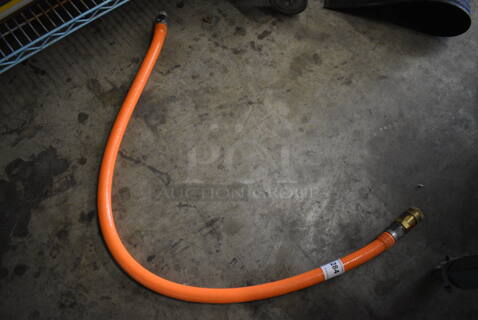 Orange Gas Hose. 60"
