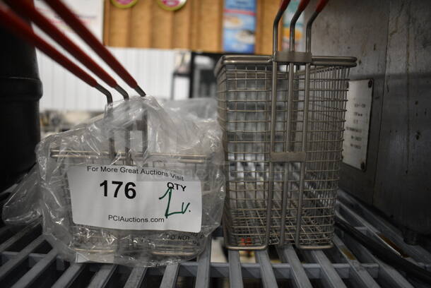 2 Metal Fry Baskets. 4.5x20x8, 5x21x6. 2 Times Your Bid! - Image 3 of 3