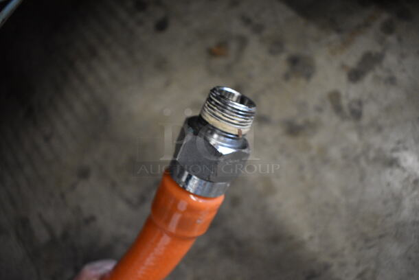 Orange Gas Hose. 60" - Image 3 of 3