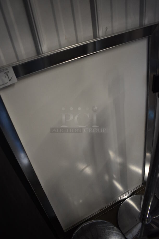 2 Chrome Finish Movie Poster Frames. 28x1x42. 2 Times Your Bid! - Image 1 of 3