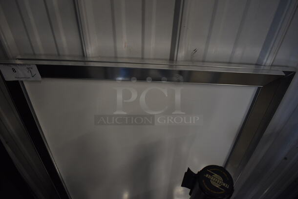 2 Chrome Finish Movie Poster Frames. 28x1x42. 2 Times Your Bid! - Image 2 of 3