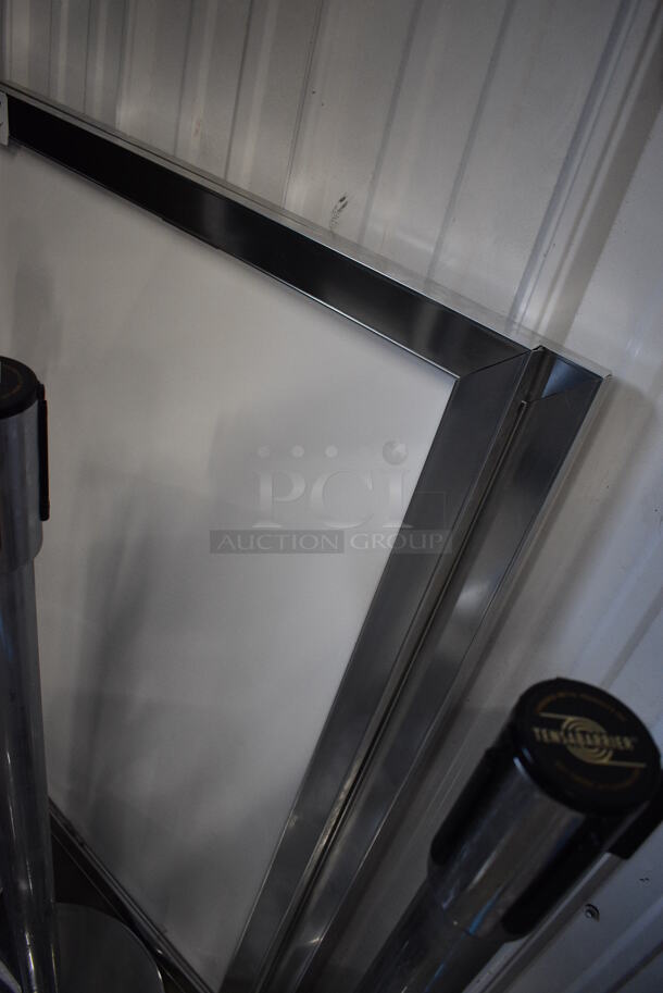 2 Chrome Finish Movie Poster Frames. 28x1x42. 2 Times Your Bid! - Image 3 of 3