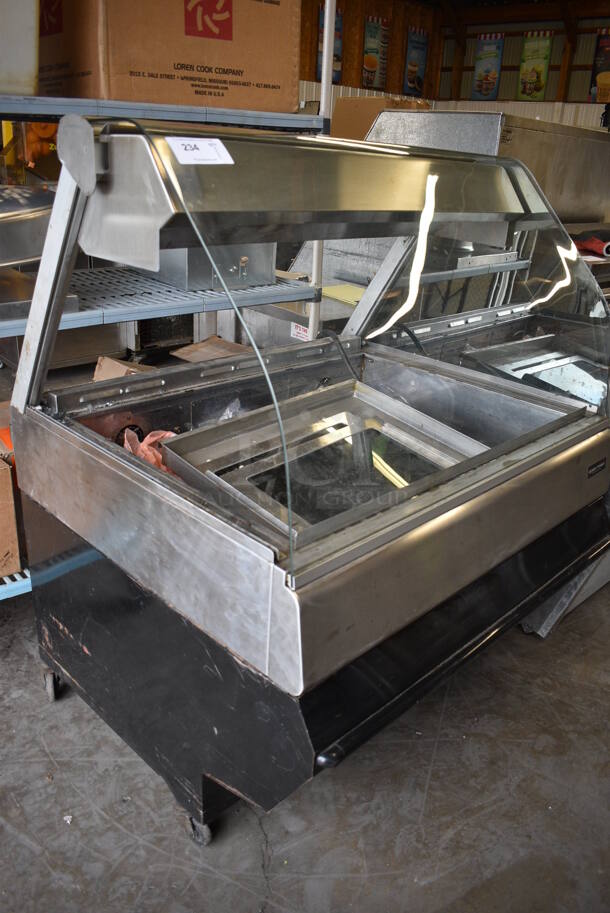 NICE! Henny Penny Model WPS-103 Stainless Steel Commercial Floor Style Warming Display Case Merchandiser. 43x41x35. Cannot Test Due To Plug Style - Image 4 of 8