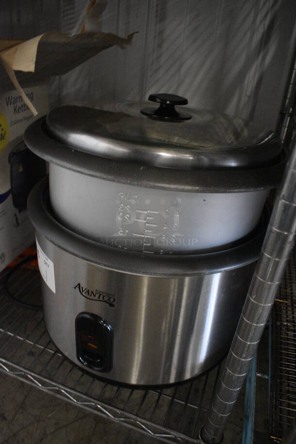 Avantco Chrome Finish Countertop Food Warmer w/ Extra Insert. 17x15x15. Tested and Working! - Image 2 of 4
