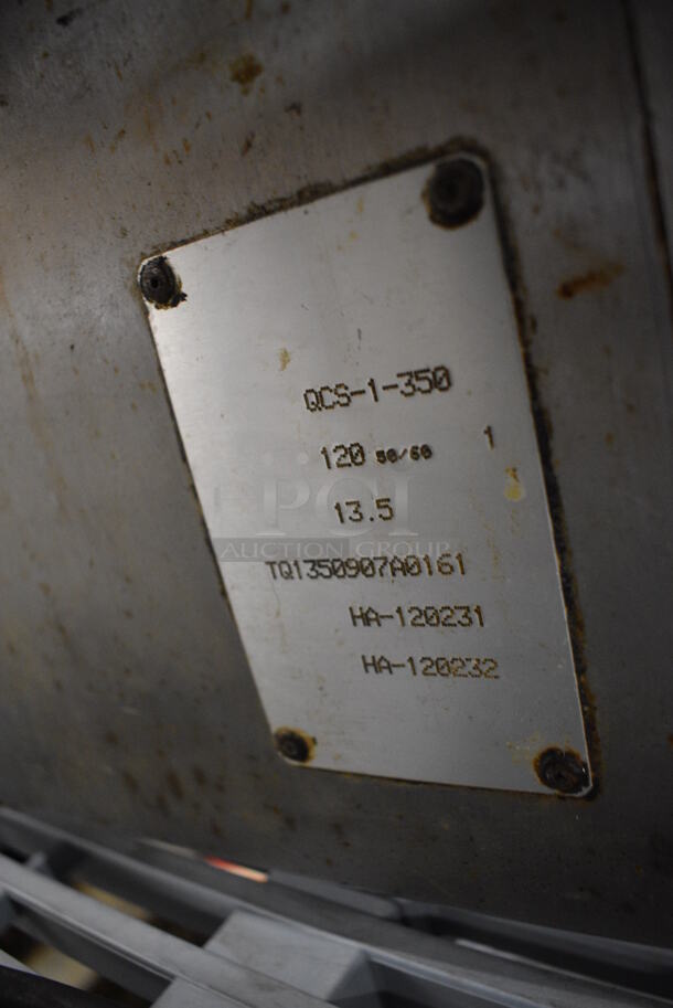 NICE! Star Model QCS-1-350 Stainless Steel Commercial Countertop Electric Powered Conveyor Oven. 120 Volts, 1 Phase. 14.5x19x13.5. Tested and Does Not Power On - Image 5 of 5