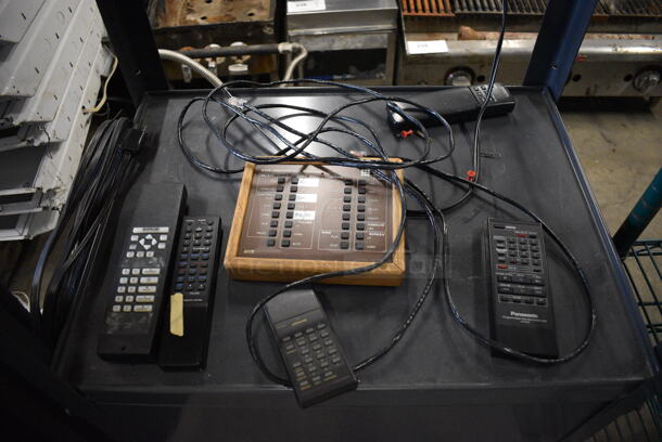 ALL ONE MONEY! Lot of Symponic 20" Television on Bretford Black Metal AV Cart! 24x18x42 - Image 4 of 5