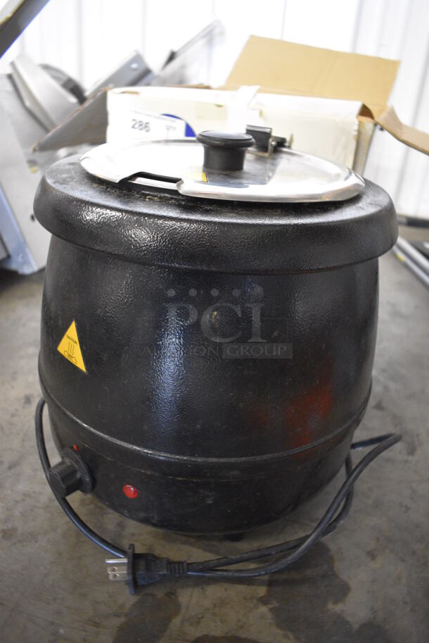 IN ORIGINAL BOX! Glenray Metal Commercial Countertop Soup Kettle Food Warmer. 120 Volts, 1 Phase. 13x13x13. Tested and Working! - Image 2 of 6