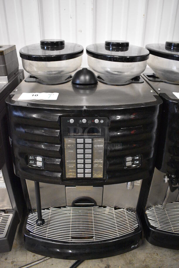 FANTASTIC! Schaerer Model SCA1 Coffee Art Plus Automatic Coffee Espresso Machine w/ 2 Hopper Bean Grinders and Steam Wand. 240 Volts, 1 Phase. 17x18x26 - Image 1 of 6