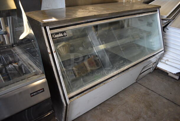 NICE! 2013 Leader Model CDL72S/C Stainless Steel Commercial Floor Style Deli Display Case Merchandiser. 115 Volts, 1 Phase. 72x36x46. Tested and Does Not Power On - Image 4 of 5