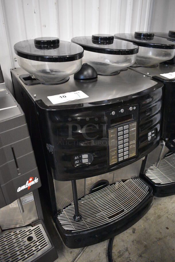 FANTASTIC! Schaerer Model SCA1 Coffee Art Plus Automatic Coffee Espresso Machine w/ 2 Hopper Bean Grinders and Steam Wand. 240 Volts, 1 Phase. 17x18x26 - Image 2 of 6