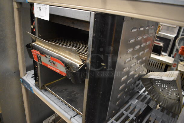 NICE! APW Wyott Stainless Steel Commercial Countertop Electric Powered Conveyor Oven. 16x18x16. Cannot Test Due To Plug Style - Image 2 of 4