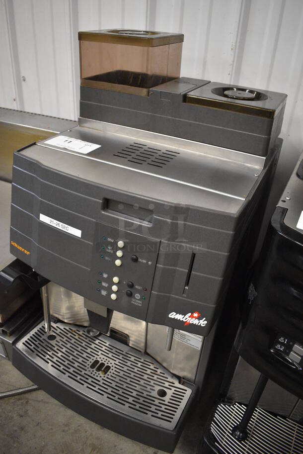 FANTASTIC! Schaerer Model Ambiente Stainless Steel Commercial Countertop Coffee Espresso Machine w/ Steam Wand. 210 Volts. 17x19x24 - Image 2 of 6