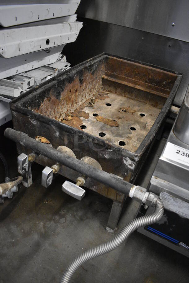 Metal Commercial Gas Powered Range Frame. 17x25x13 - Image 2 of 4