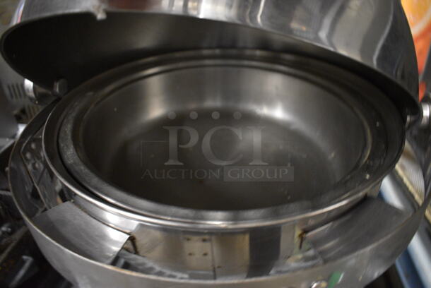 Stainless Steel Countertop Round Chafing Dish. 18x18x19 - Image 3 of 3