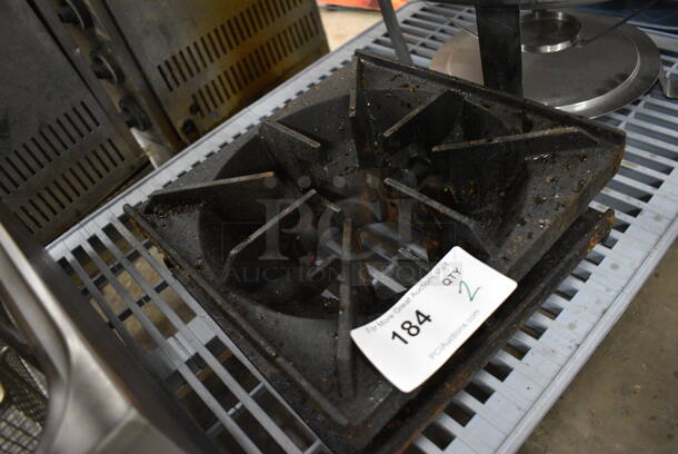 2 Cast Iron Spider Grates. 12x12x3. 2 Times Your Bid! - Image 2 of 2