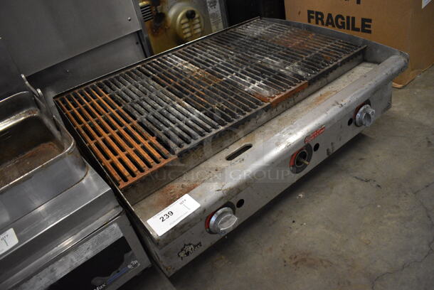 NICE! Star Max Stainless Steel Commercial Countertop Gas Powered Charbroiler Grill. 36x26x14 - Image 2 of 7