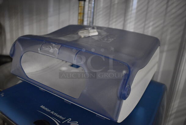 2 Various Poly Wall Mount Paper Towel Dispensers. 14x10x16, 11x5x12. 2 Times Your Bid! - Image 2 of 3