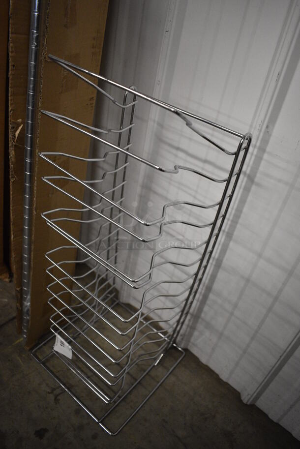 Metal Countertop Pizza Pan Rack. 12x12x27 - Image 2 of 4