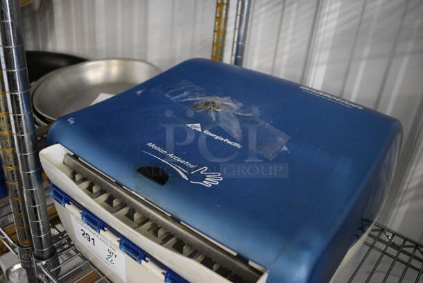 2 Various Poly Wall Mount Paper Towel Dispensers. 14x10x16, 11x5x12. 2 Times Your Bid! - Image 3 of 3