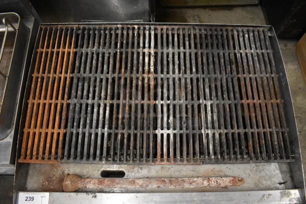 NICE! Star Max Stainless Steel Commercial Countertop Gas Powered Charbroiler Grill. 36x26x14 - Image 4 of 7