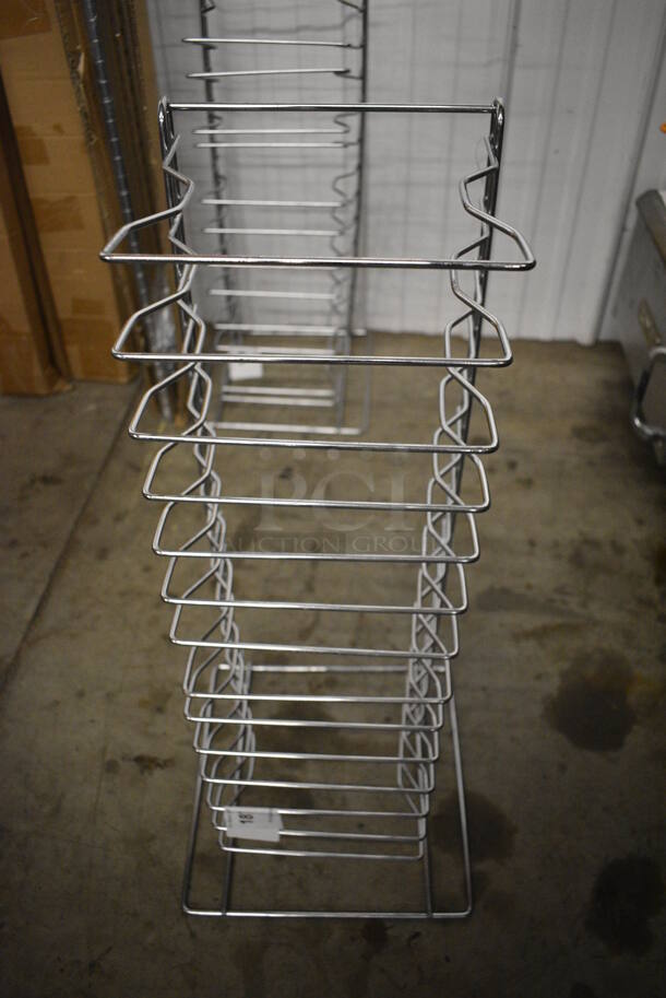 Metal Countertop Pizza Pan Rack. 12x12x27