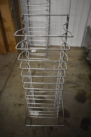 Metal Countertop Pizza Pan Rack. 12x12x27