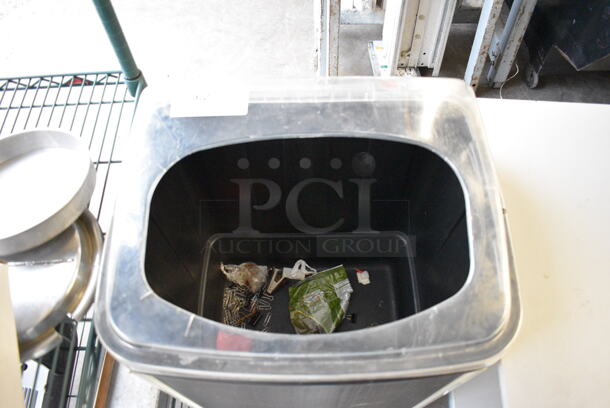 Black Poly Bin on Commercial Casters. 21x16x38 - Image 3 of 4