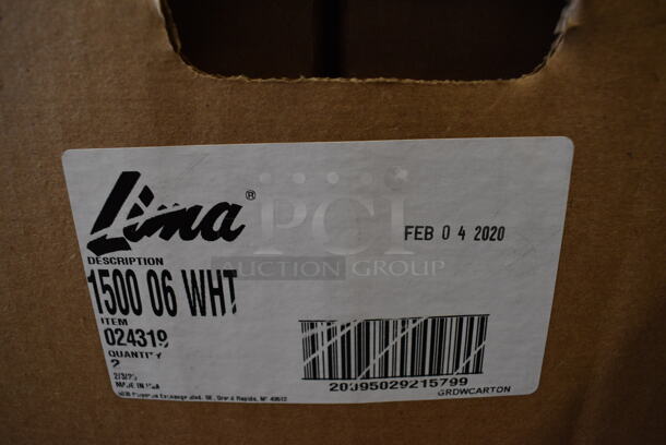 BRAND NEW IN BOX! 2 Lima 1500 06 WHT 4 Way Ceiling Diffuser.  - Image 2 of 3