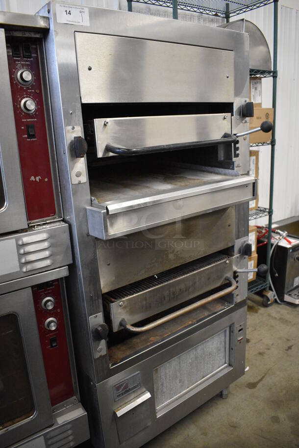GREAT! Southbend Stainless Steel Commercial Floor Style Gas Powered Vertical Upright Broiler. 34x41x72 - Image 2 of 6