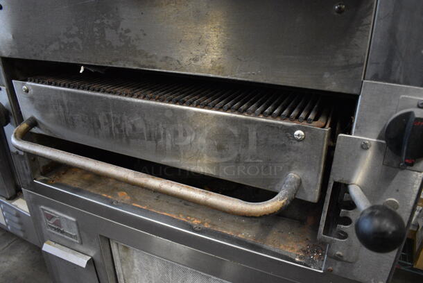GREAT! Southbend Stainless Steel Commercial Floor Style Gas Powered Vertical Upright Broiler. 34x41x72 - Image 3 of 6