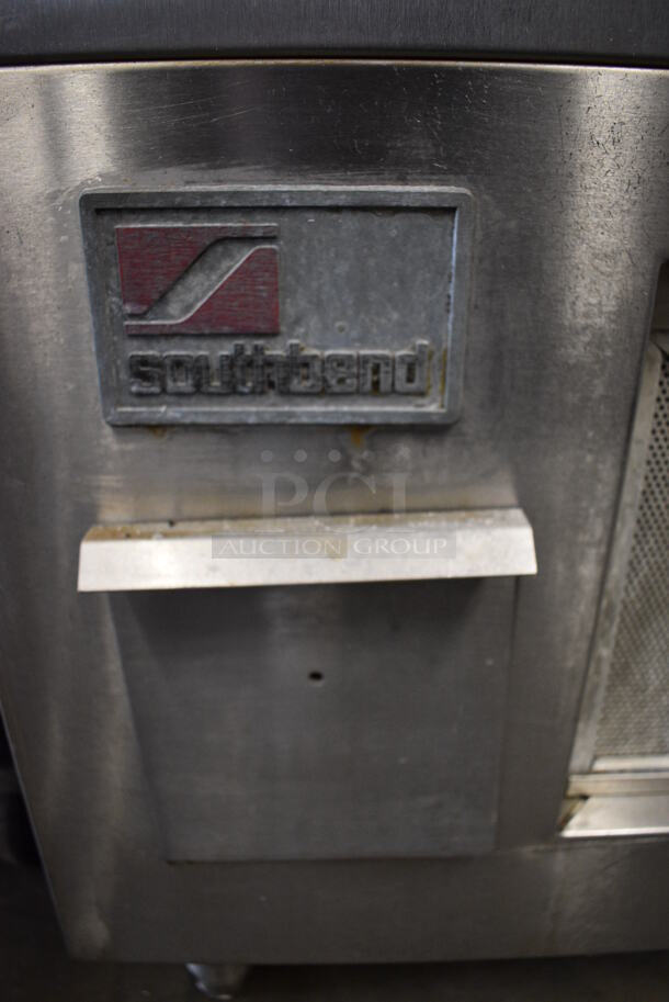 GREAT! Southbend Stainless Steel Commercial Floor Style Gas Powered Vertical Upright Broiler. 34x41x72 - Image 5 of 6