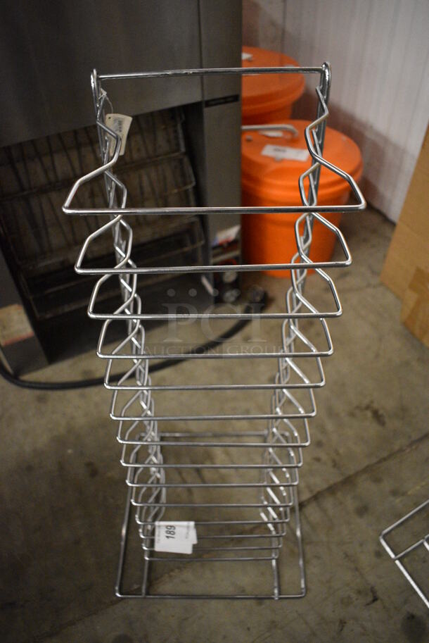 Metal Countertop Pizza Pan Rack. 12x12x27