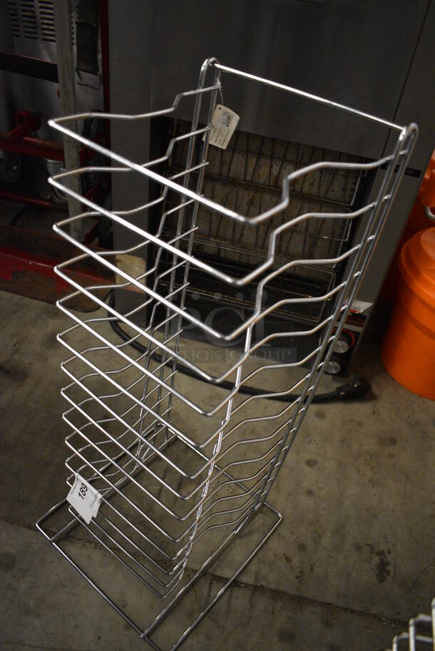 Metal Countertop Pizza Pan Rack. 12x12x27 - Image 2 of 3