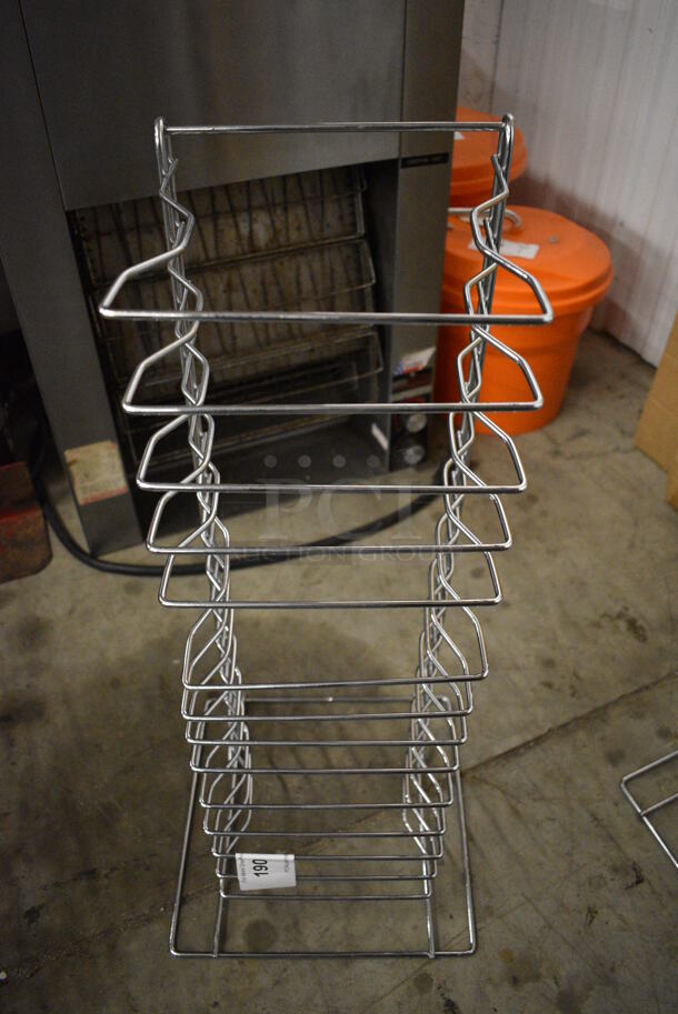 Metal Countertop Pizza Pan Rack. 12x12x27