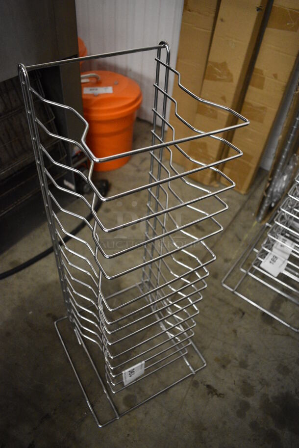 Metal Countertop Pizza Pan Rack. 12x12x27 - Image 2 of 3