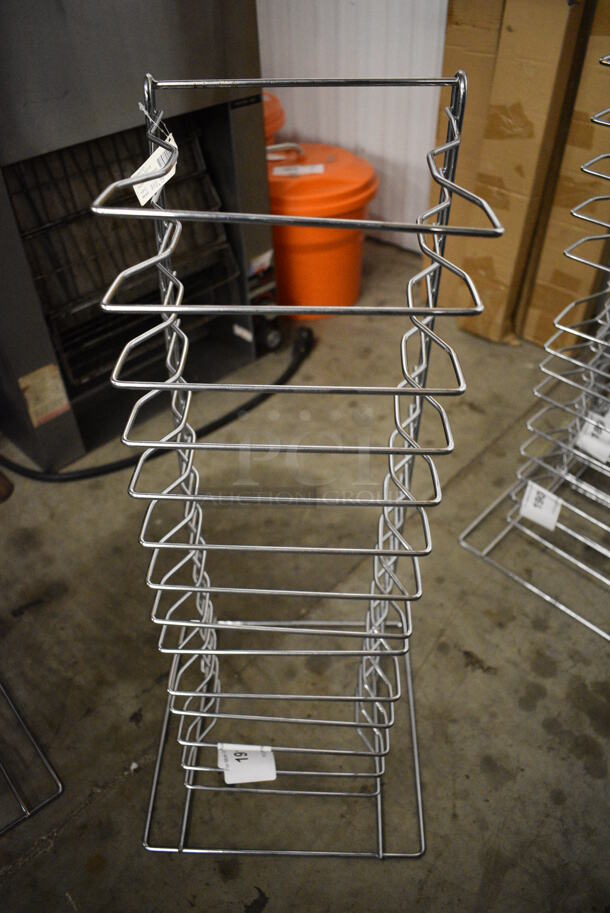 Metal Countertop Pizza Pan Rack. 12x12x27 - Image 1 of 3