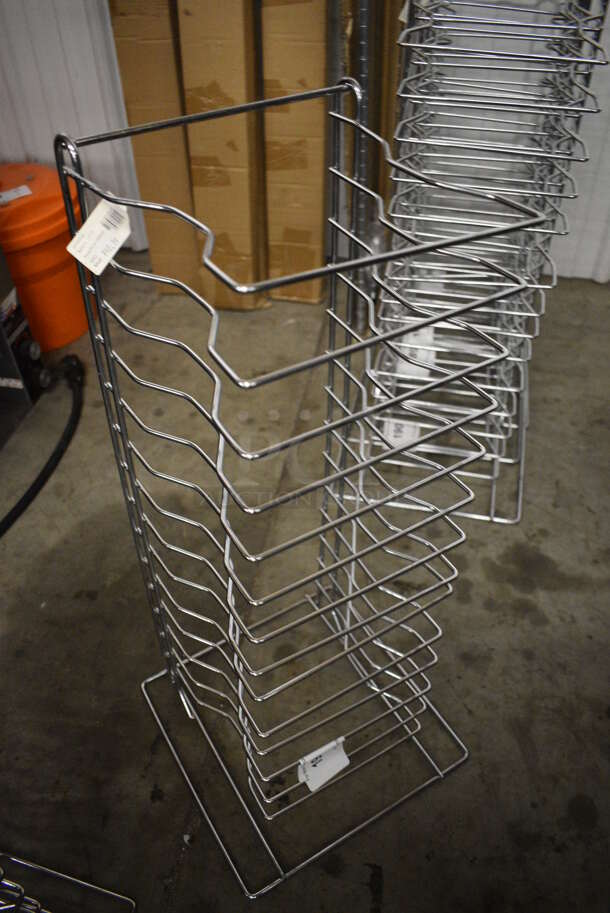 Metal Countertop Pizza Pan Rack. 12x12x27 - Image 2 of 3