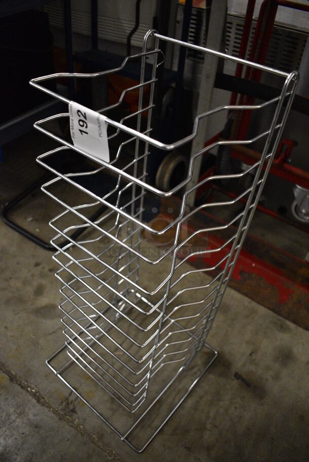 Metal Countertop Pizza Pan Rack. 12x12x27 - Image 2 of 3