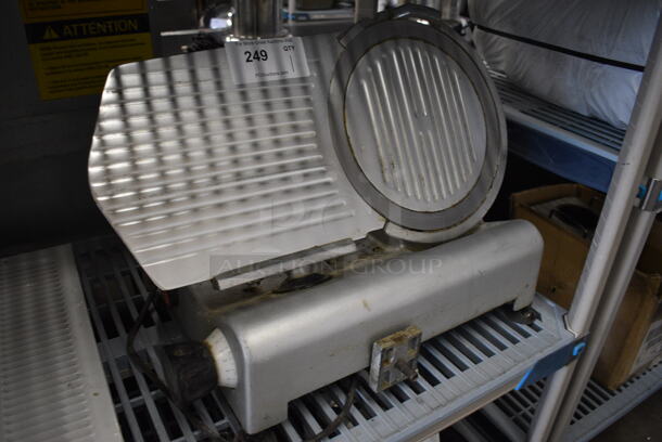 NICE! Stainless Steel Commercial Countertop Meat Slicer. 24x15x17. Tested and Does Not Power On - Image 2 of 4
