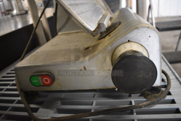 NICE! Stainless Steel Commercial Countertop Meat Slicer. 24x15x17. Tested and Does Not Power On - Image 3 of 4